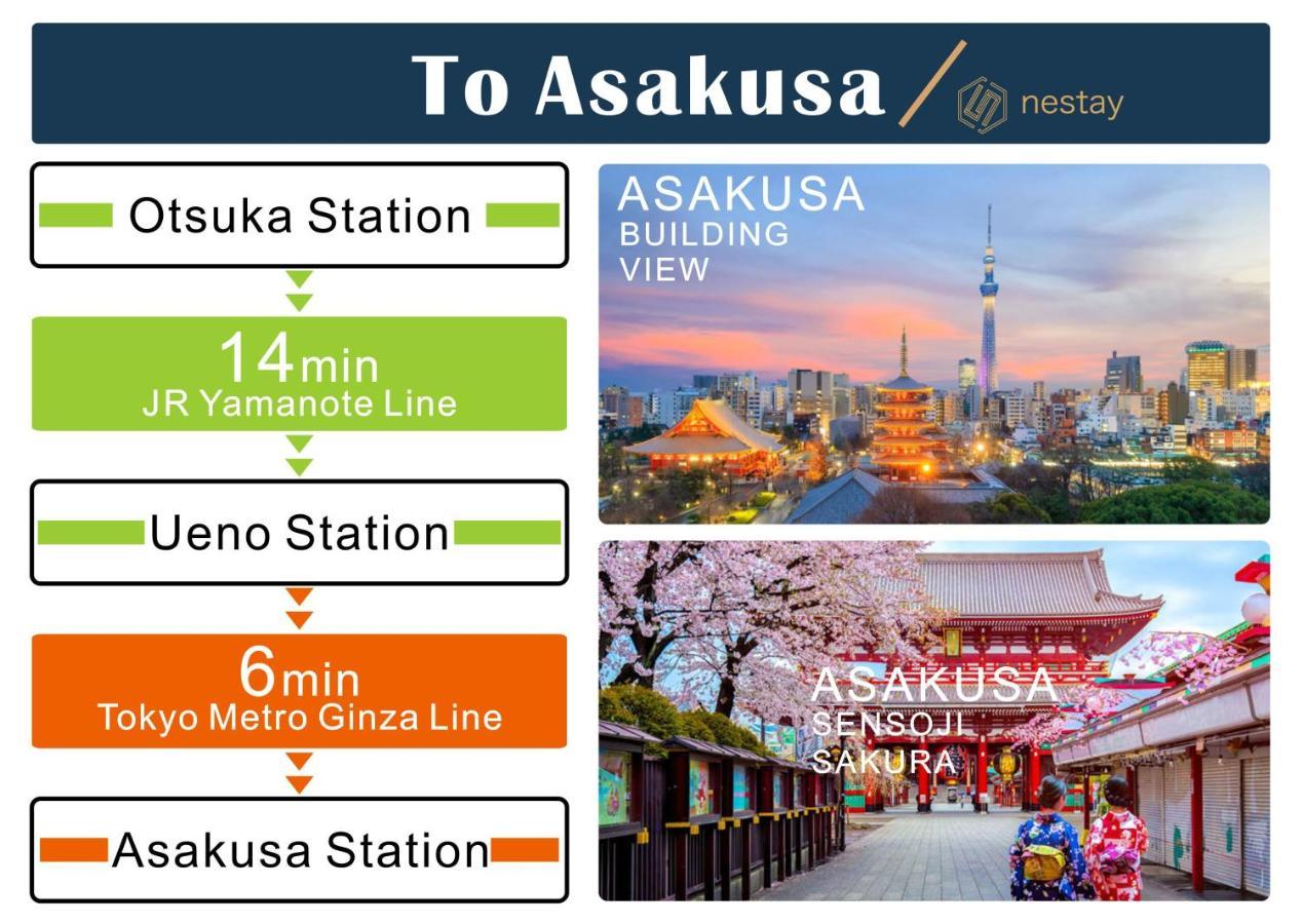Nestay Inn Tokyo Otsuka 403 Tóquio Exterior foto
